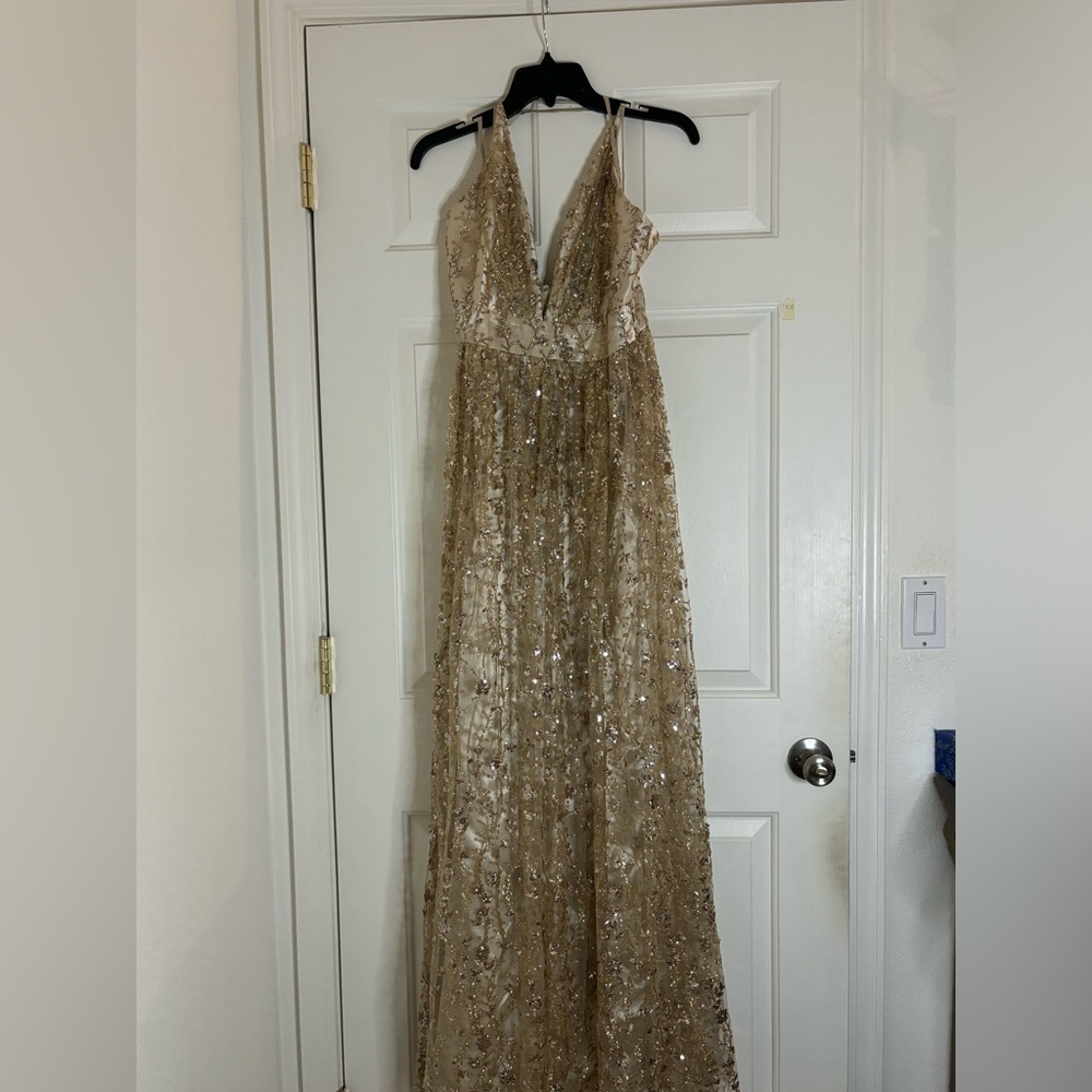 Windsor Gold Prom Dress